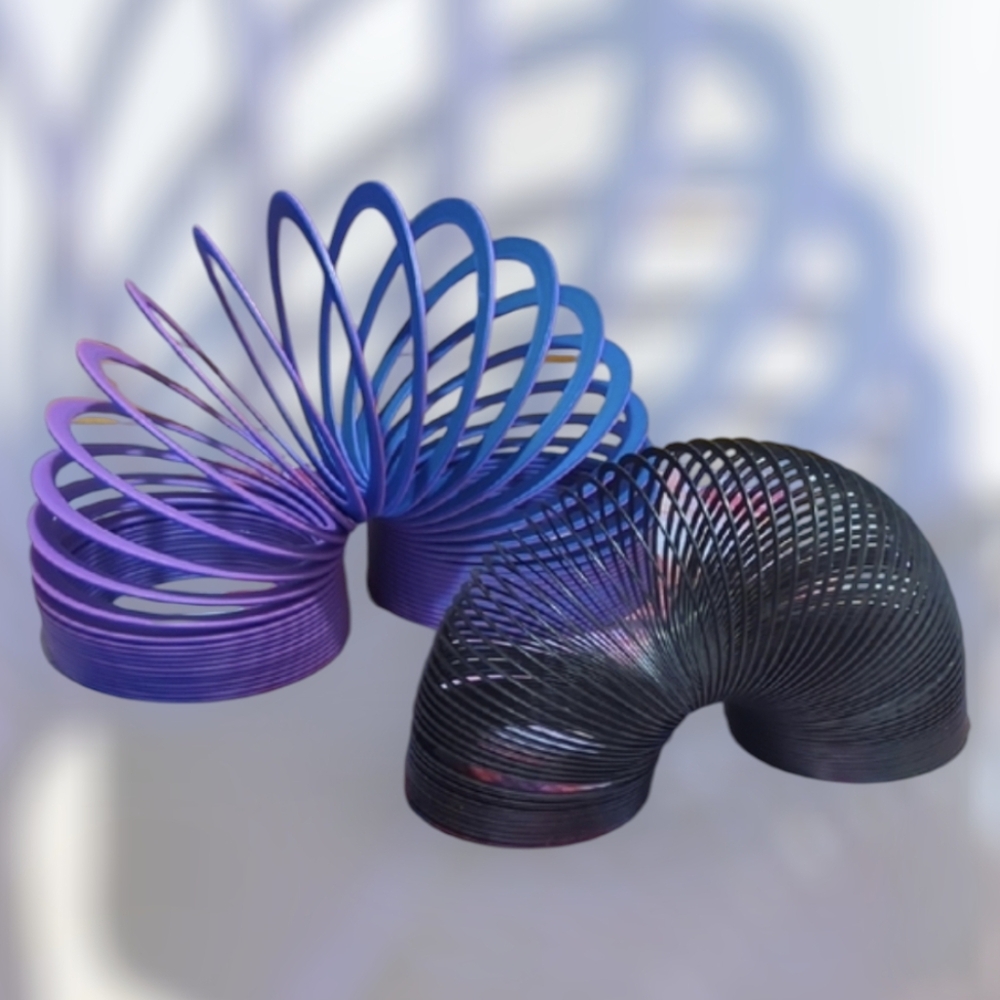 Colorful Slinky Toy Set – 2 Pack | Stress Reliever & STEM Toy